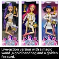 K-Pop Demon Hunters Live Action Princess Doll – Magic Wand, Gold Handbag & Fox Card
