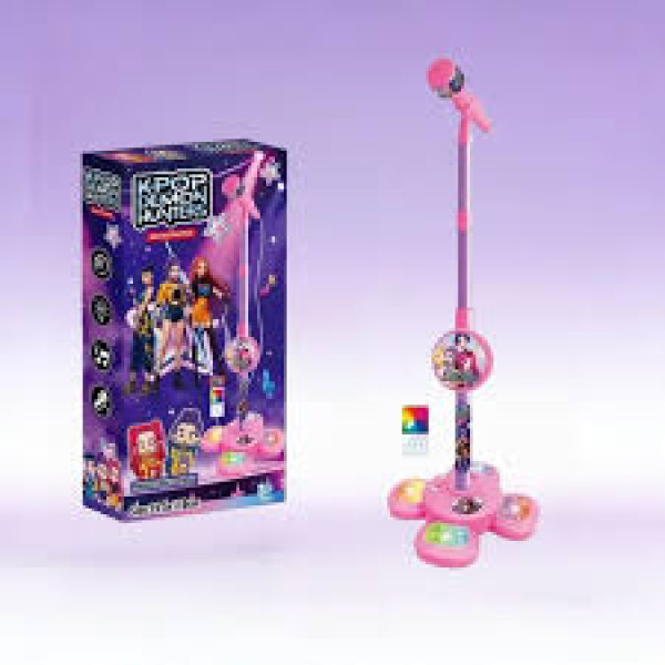 Kpop Demon Musical Light Microphone for Kids – LED Toy with Preloaded Songs