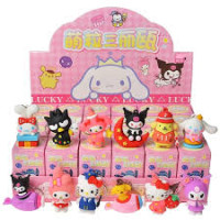 Anime Sanrio Hello Kitty Black Girl Keychain Pendant – Blind Box Character Toy Gift