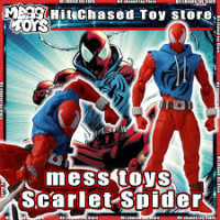 Scarlet Spider Ben Reilly Action Figure – Red Spider Hero Anime Model Statue Kids Toy
