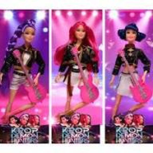 K-Pop Demon Hunters Princess Action Figure Set – Rumi, Mira & Zoey Dolls