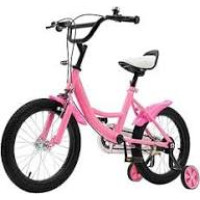 16 Inch Children’s Bicycle with Training Wheels – Adjustable Kids Bike for Ages 5–8 Years