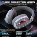 ATTACK SHARK L60 Ultra-Light Gaming Headset – Tri-Mode 2.4G / Bluetooth / Wired with Detachable Mic